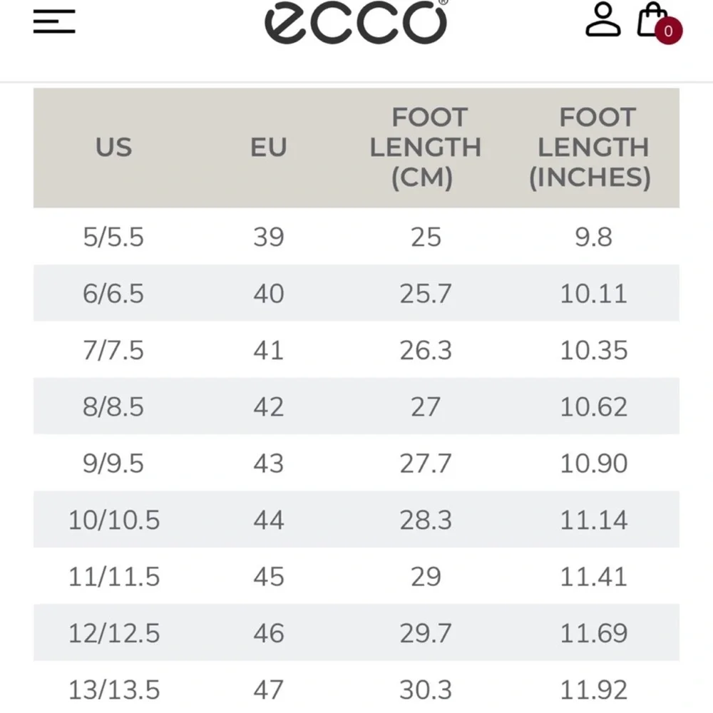 Ecco shoes